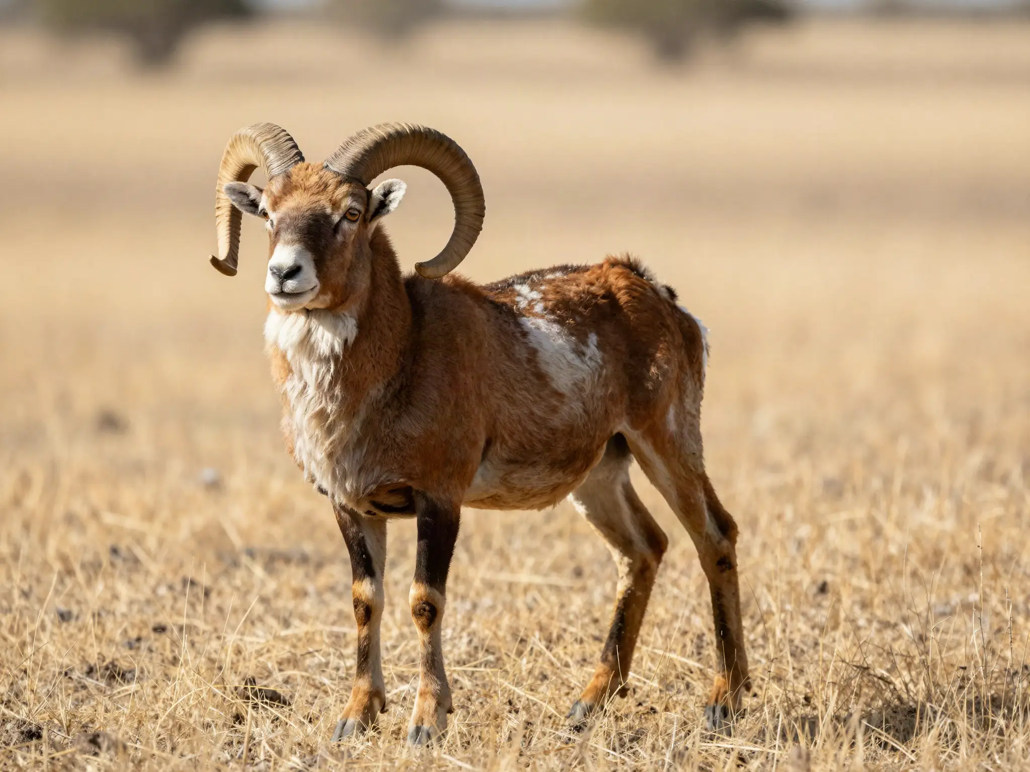 Transcaspian urial ram — AI-generated sample imagery